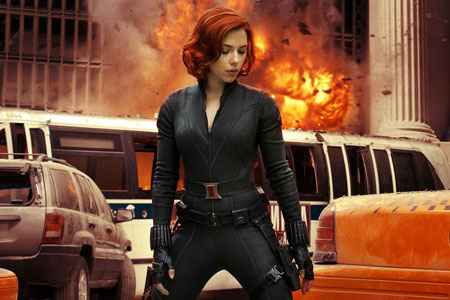 Black Widow in Avengers.